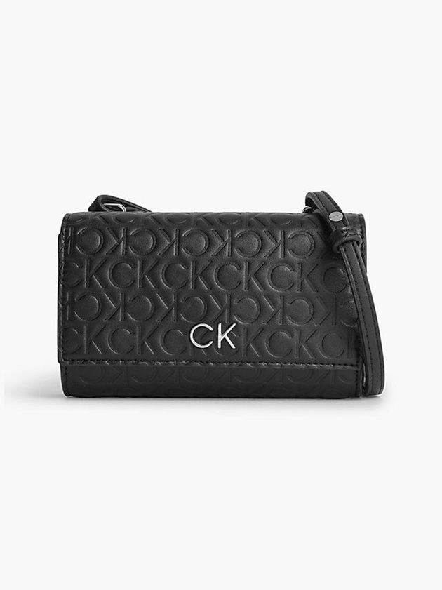 Calvin Klein USA Recycled Wallet Womens Bag Black 6150942-FS